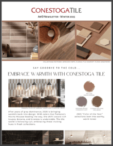 Preview image of the Winter 2025 newsletter focusing on 2025 Colors of the Year